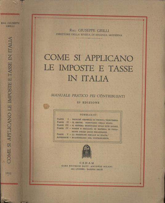 Come si applicano le imposte e tasse in Italia - copertina