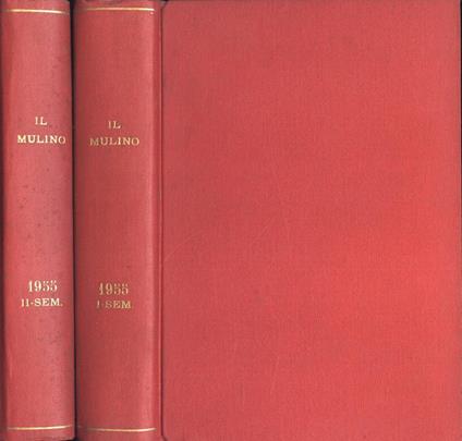 Il Mulino Anno 1955 I sem II sem - copertina
