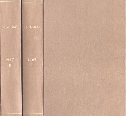Il Mulino Anno 1967 Vol. I. II - copertina