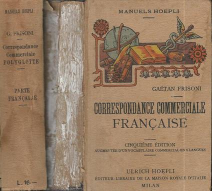 Français Correspondance Commerciale - Gaetano Frisoni - copertina