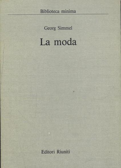 La moda - Georg Simmel - copertina