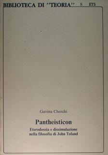 Pantheisticon. Eterodossia e dissimulazione nella filosofia di John Toland - copertina
