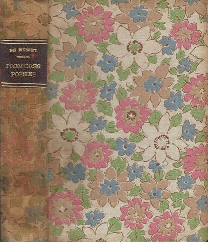 Premieres poesies - Alfred de Musset - copertina