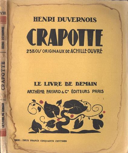 Crapotte - Henri Duvernois - copertina