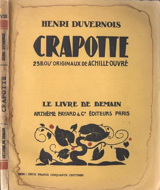 Crapotte - Henri Duvernois - copertina
