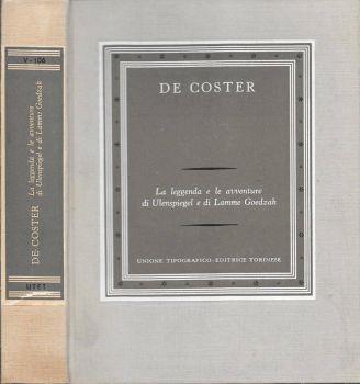 La leggenda e le avventure di Ulenspiegel e di Lamme Goedzak - Charles De Coster - copertina