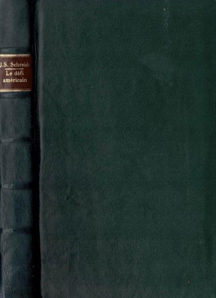 Le Dèfi Amèricain - Jean-Jacques Servan-Schreiber - copertina