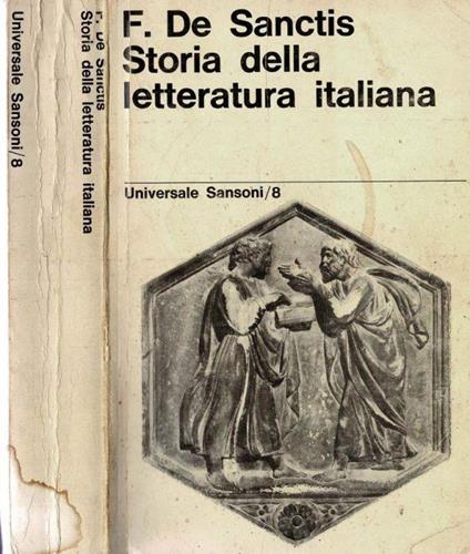 Storia della letteratura italiana - Filippo De Sanctis - copertina