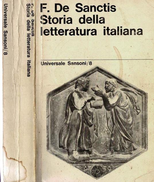 Storia della letteratura italiana - Filippo De Sanctis - copertina