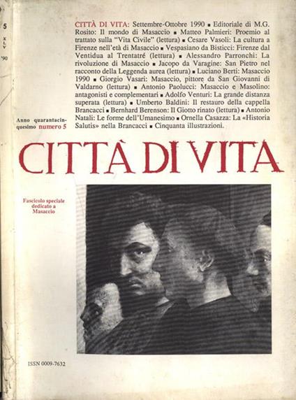 Città di vita Anno XLV n. 5 - copertina