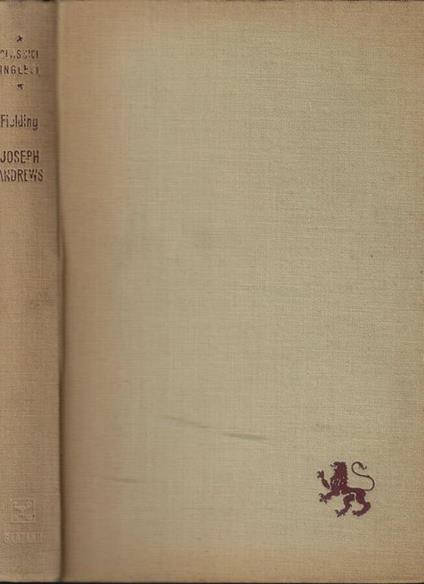 La storia delle avventure in Joseph Andrews e del suo amico Messer Abraham Adams - Henry Fielding - copertina