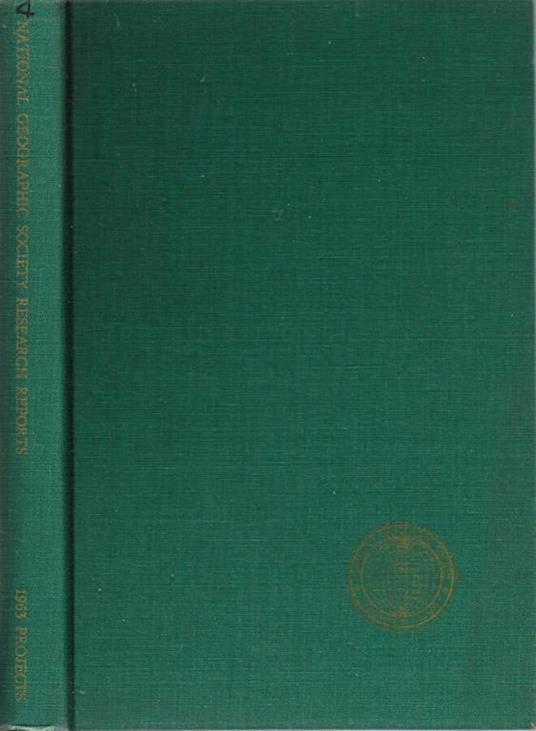 National Geographic Society - Research Reports - copertina
