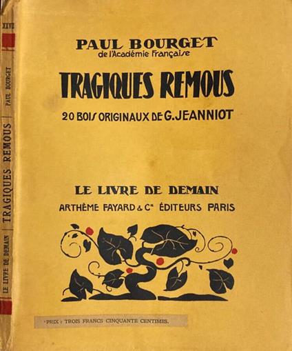 Tragiques Remous - Raymond Boudon - copertina