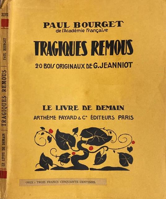 Tragiques Remous - Raymond Boudon - copertina