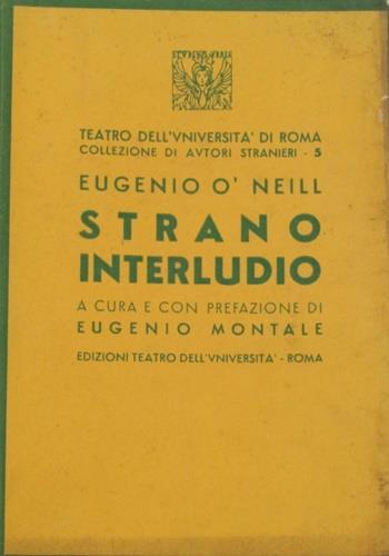 Strano interludio - Eugene O'Neill - copertina