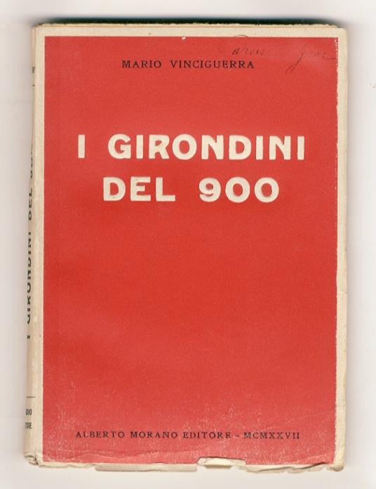 I Girondini del 900 - Mario Vinciguerra - copertina