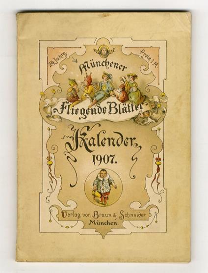 Münchener Fliegende Blätter. Kalender für 1907. XXIV Jahrgang - copertina