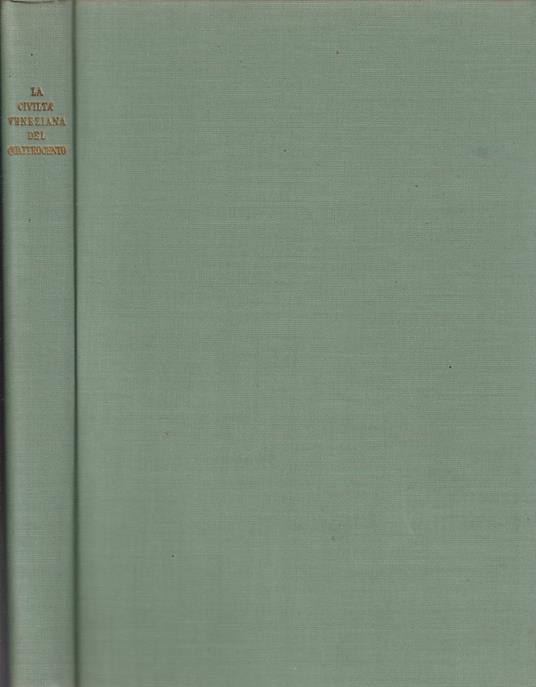 La civiltà veneziana del Quattrocento - copertina
