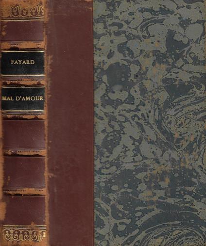 Mal d'amour - Jean Fayard - copertina