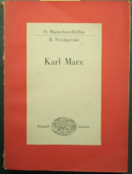 Karl Marx - copertina
