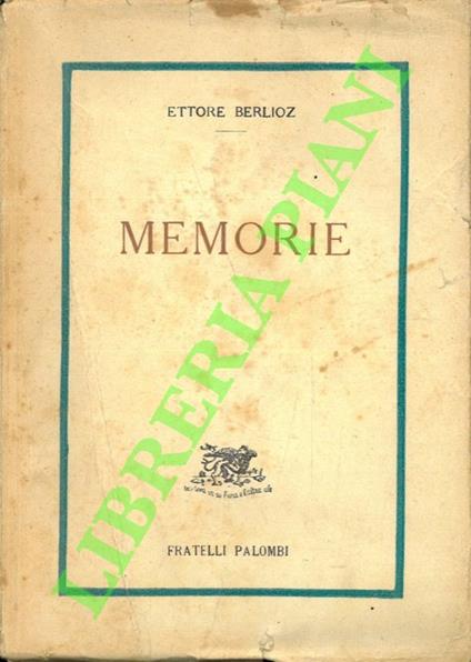 Memorie - copertina