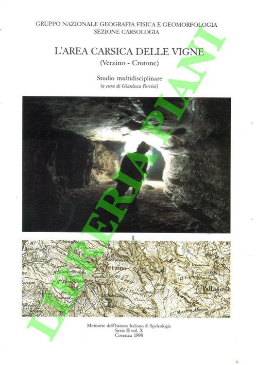 L'area carsica delle Vigne . Studio multidiciplinare - copertina