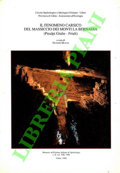 Il fenomeno carsico del massicio dei Monti La Bernadia - copertina