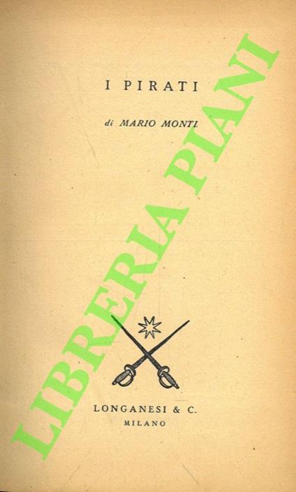I pirati - Mario Monti - copertina