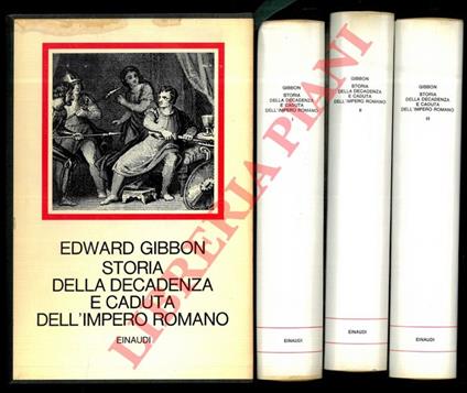 Storia della decadenza dell'impero romano - Edward Gibbon - copertina