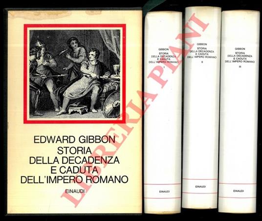 Storia della decadenza dell'impero romano - Edward Gibbon - copertina