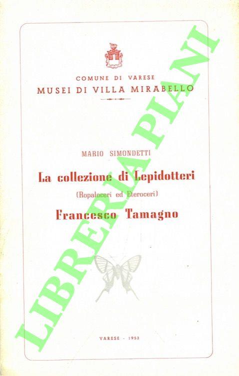 La collezione di Lepidotteri Francesco Tamagno - copertina