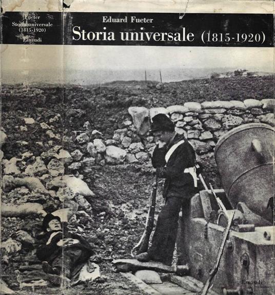 Storia Universale - Eduard Fueter - copertina