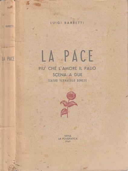 La pace - copertina