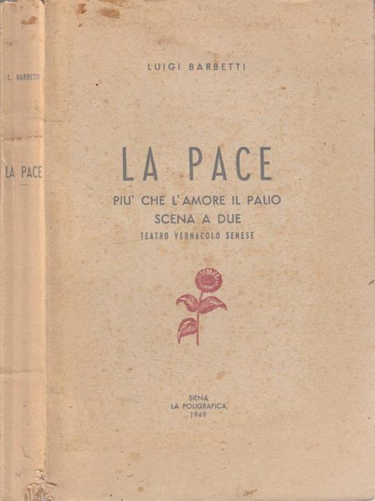 La pace - copertina