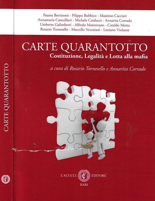 Carte Quarantotto. Costituzione, Legalità, e Lotta alla mafi - copertina