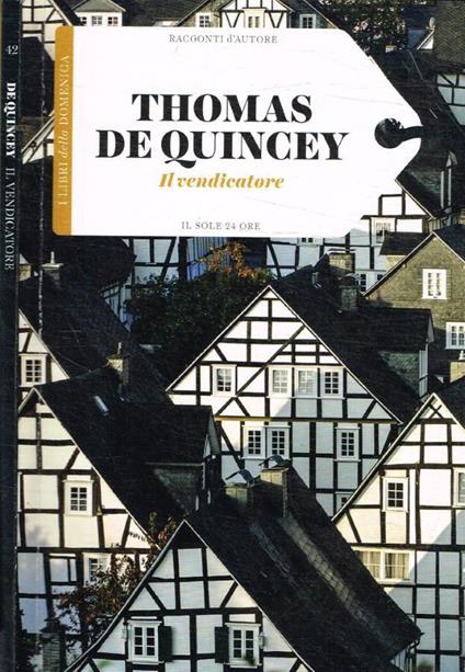 Il vendicatore - Thomas De Quincey - copertina