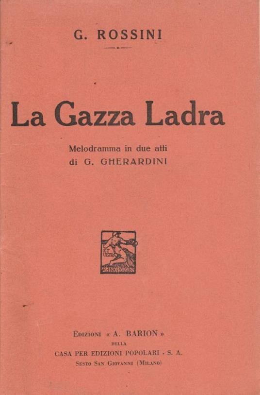 La gazza ladra - copertina
