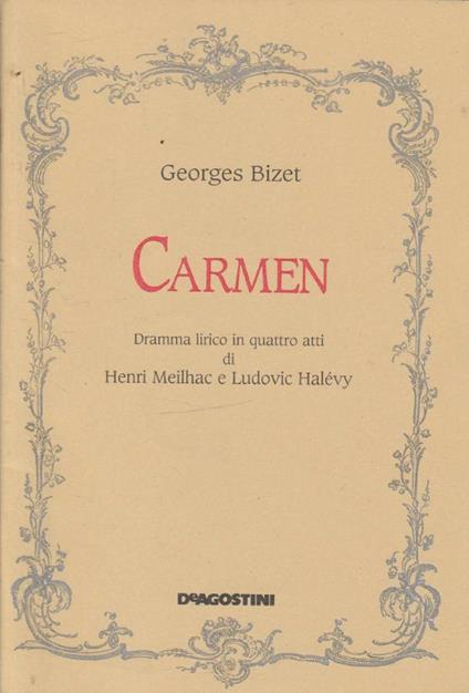 Carmen - Georges Bizet - copertina