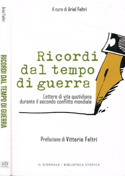 Ricordi dal tempo di guerra - copertina