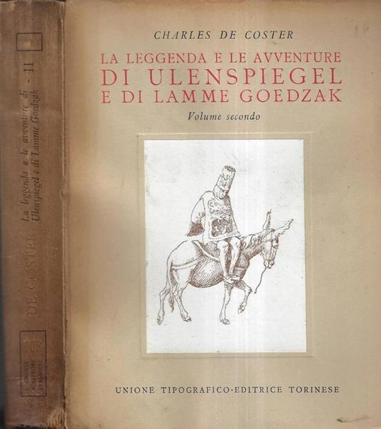 La leggenda e le avventure di Ulenspiegel e di Lamme Goedzak - Charles De Coster - copertina