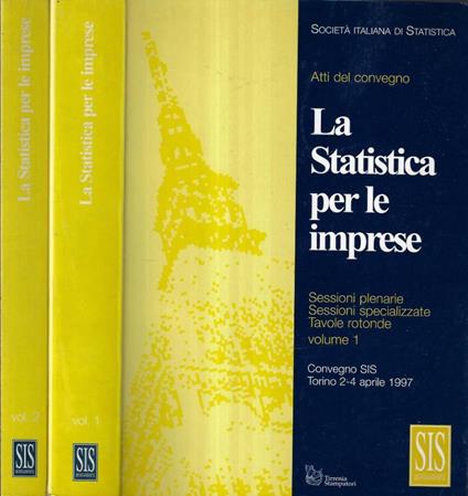 La statistica per le imprese Vol. 1 - 2 - copertina