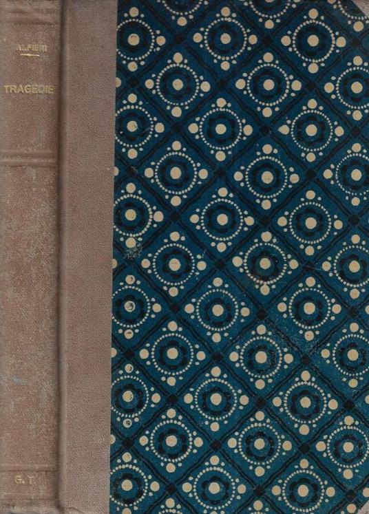 Tragedie - Vittorio Alfieri - copertina