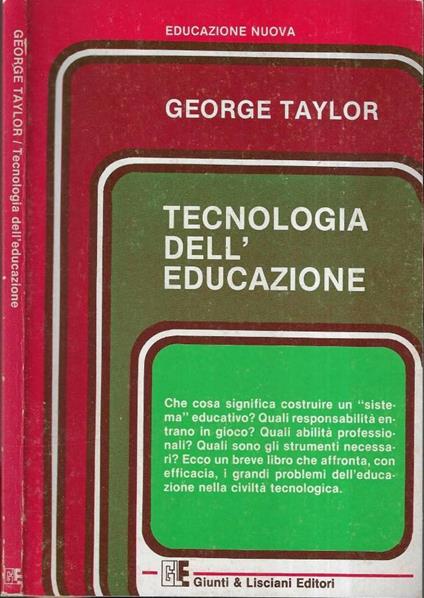 Tecnologia dell' educazione - copertina