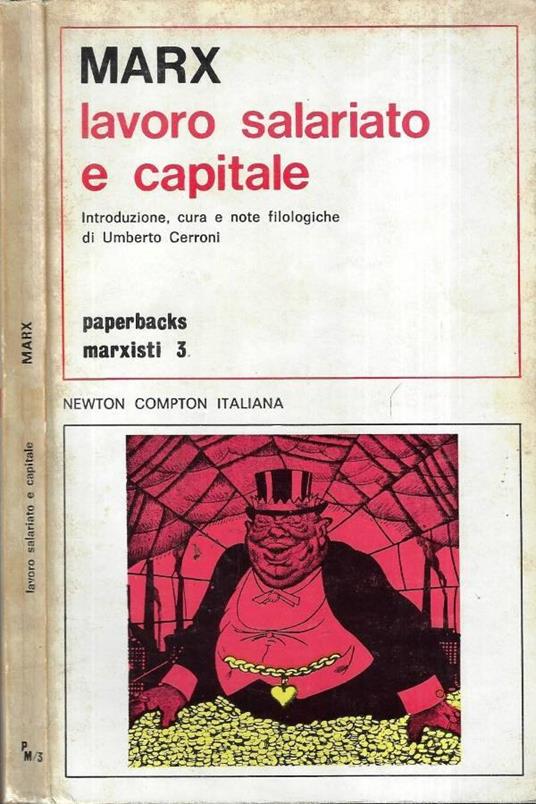 Lavoro, salariato e capitale - Karl Marx - copertina