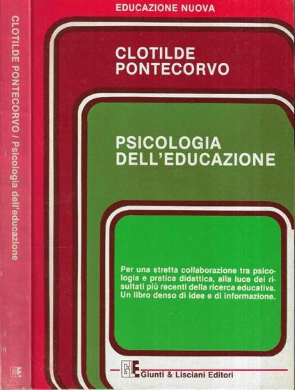 Psicologia dell' educazione - copertina