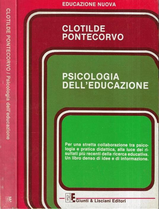 Psicologia dell' educazione - copertina