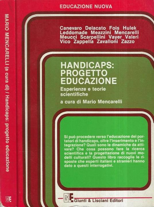 Handicaps. Progetto educazione - copertina