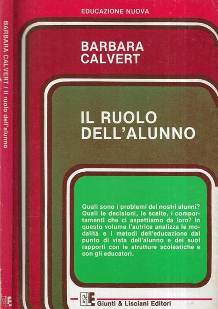 Il ruolo dell' alunno - copertina