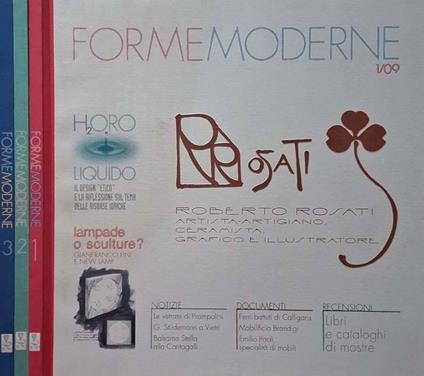 Forme moderne. Rivista di storia delle arti applicate e del - copertina