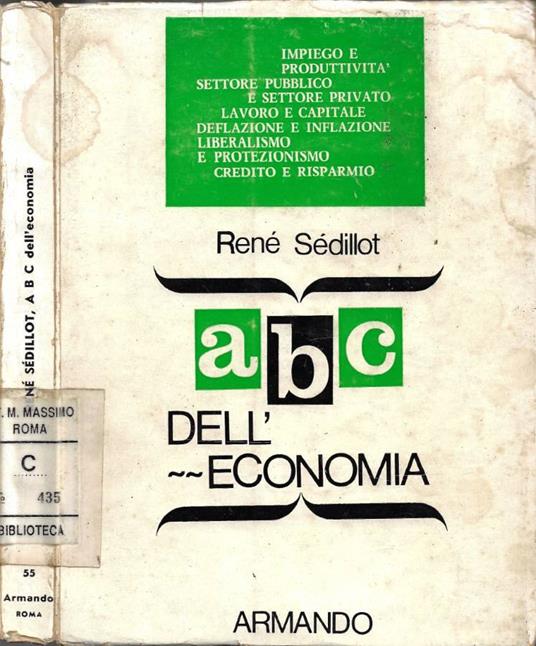 ABC dell'Economia - René Sédillot - copertina
